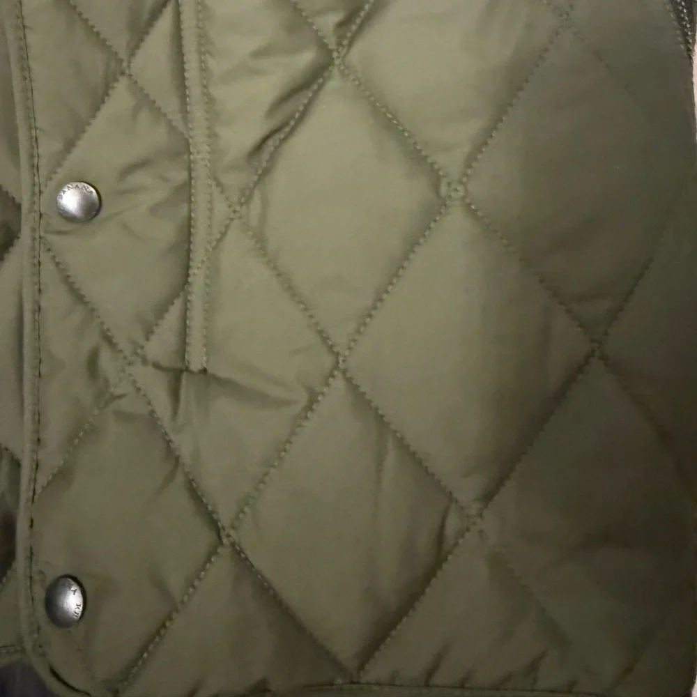 Banana Republic Green Quilted Mens Vest Size Medium